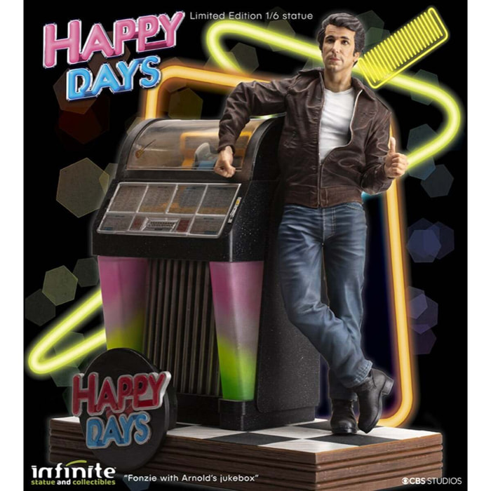 Fonzie Happy Days O&r 1/6 Resin Statua Statua Infinite Statue