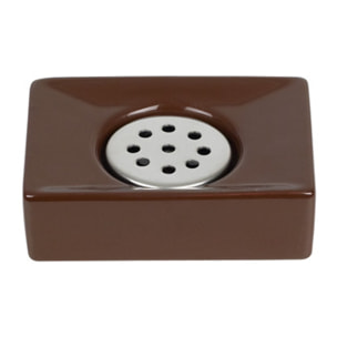 Porte savon Céramique QUADRO Marron Spirella
