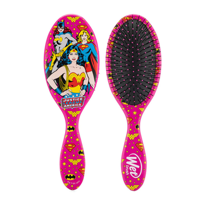 WET BRUSH DC Original Detangler Justice League Wonderwoman Batgirl And Supergirl