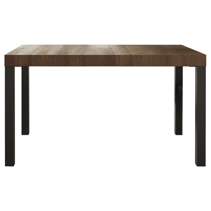 Jules - table à manger - 6 personnes - Gris / Bois