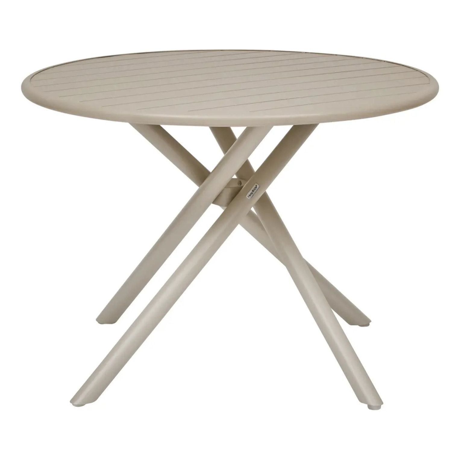 Table de jardin 4 places Nebullia D105cm argile