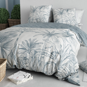 Parure housse de couette 3pcs 100% coton 57 fils sierra