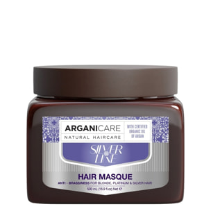 Silver - Masque pour Cheveux Blonds, Décolorés ou Gris 500 ml