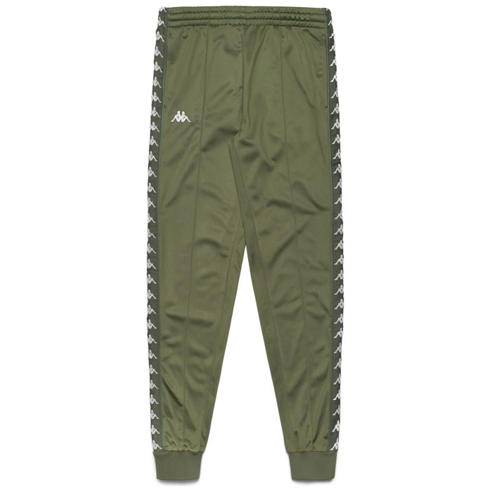 Kappa - Pantalones Hombre Verde - 222 BANDA RASTORIA SLIM