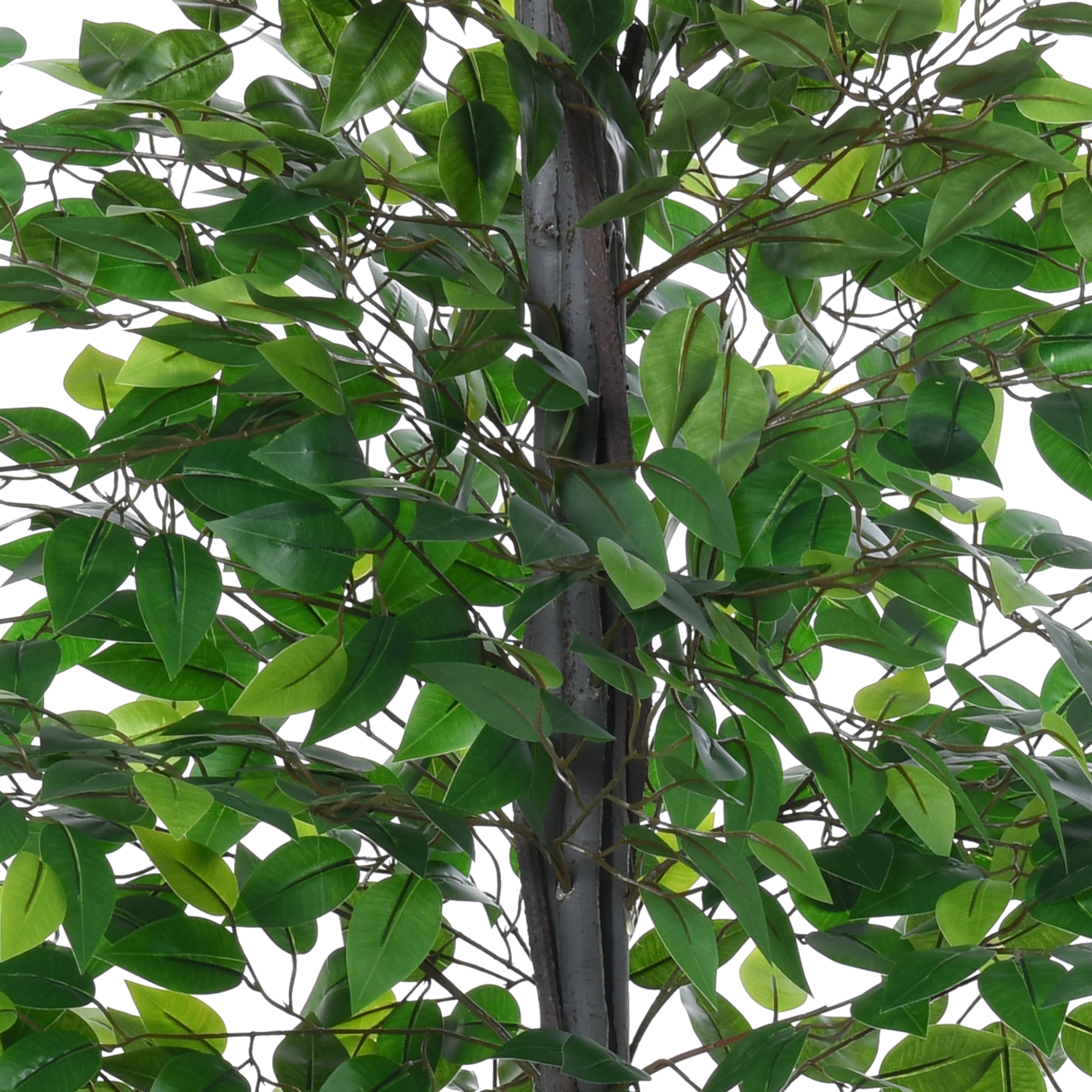 Árbol de Ficus Artificial de 145 cm de Altura con Maceta Interiores y Exteriores