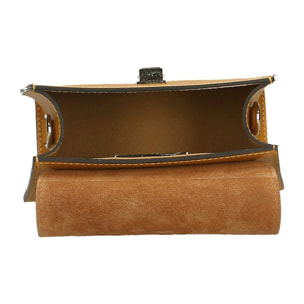 Borsa a spalla da donna - Modello Eolara - Vera pelle - 20.0 x 17.0 x 8.0 cm