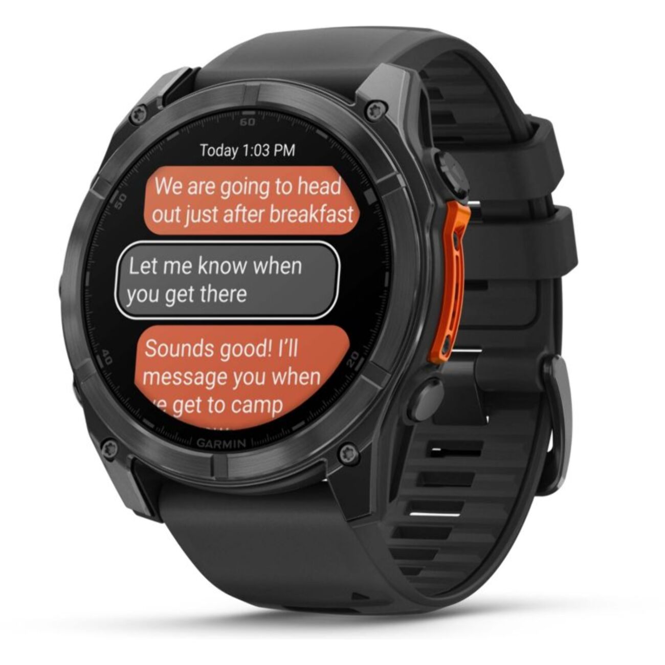 Montre sport GARMIN Fenix 8 51mm Gris