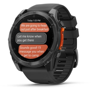 Montre sport GARMIN Fenix 8 51mm Gris