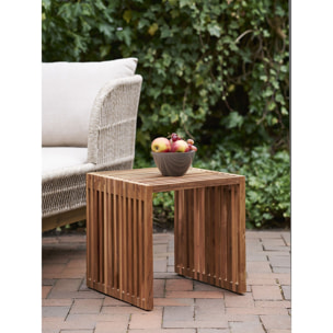 Tavolino Pego in legno di teak naturale 40x40x40 cm