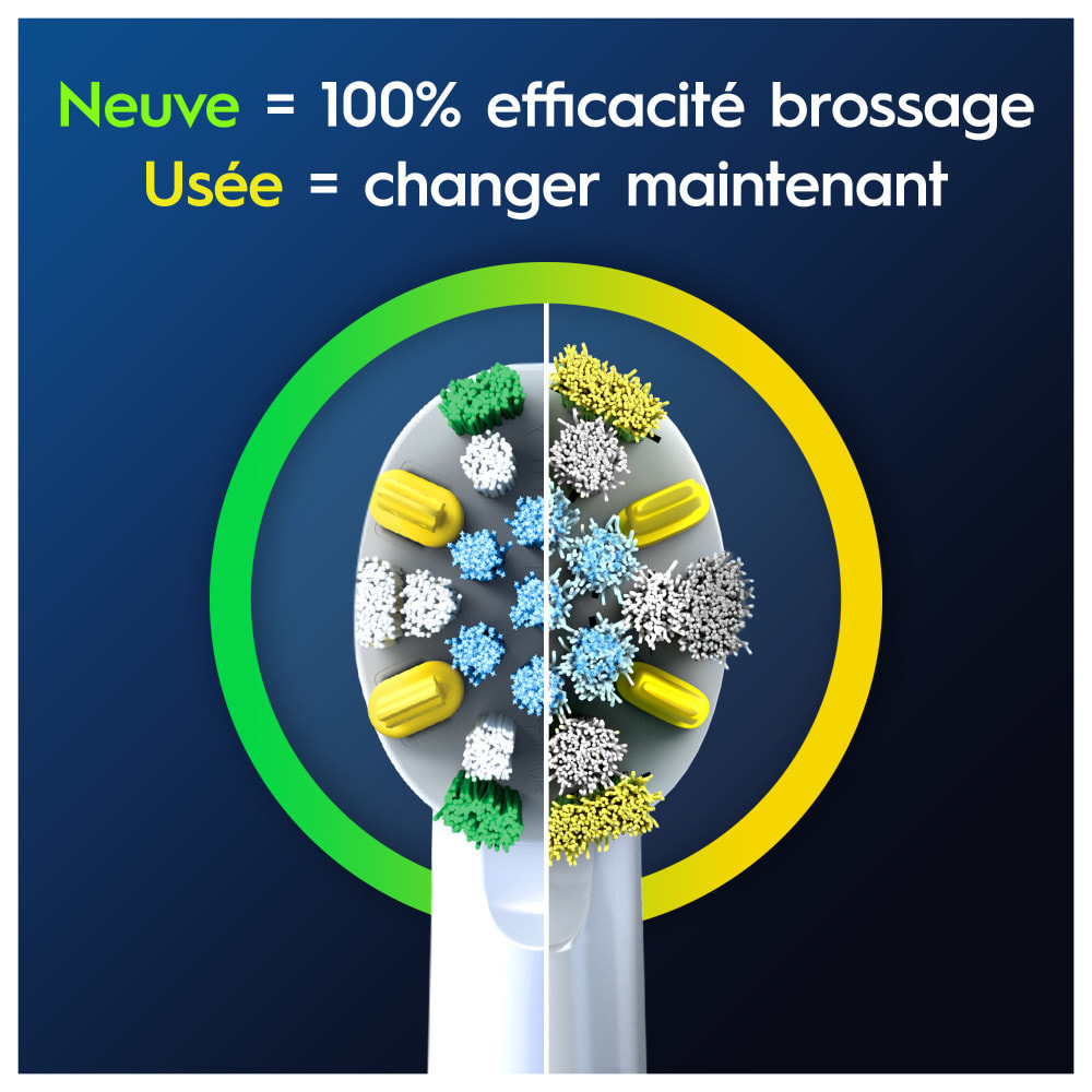 Oral-B Pro Floss Action Brossettes Pour Brosse À Dents, 3 Unités