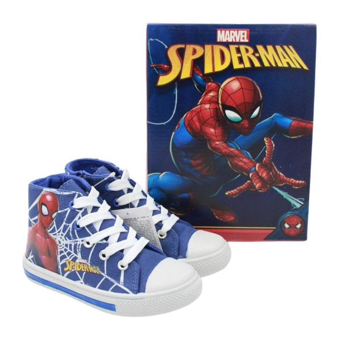 Sneakers alte con luci Spiderman Lui Easy Shoes Multicolor