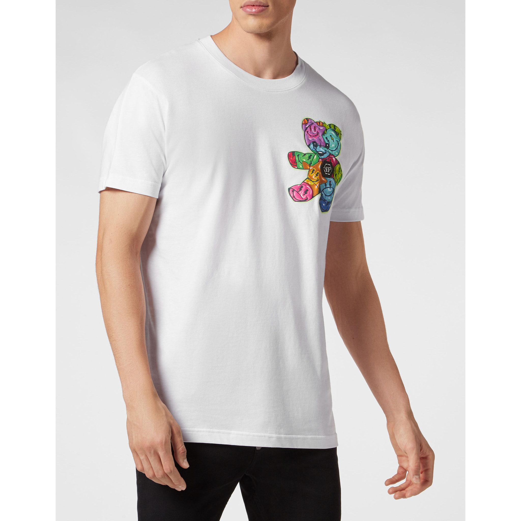 PHILIPP PLEIN Camiseta Cuello Redondo SMILE