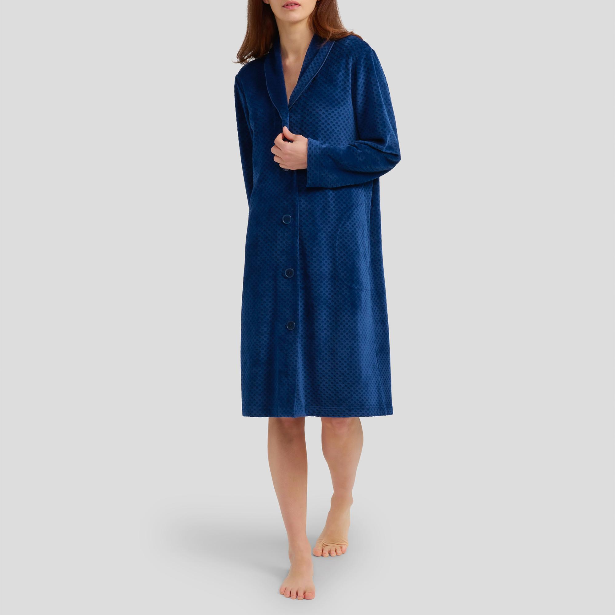 Bata larga Azul Marino