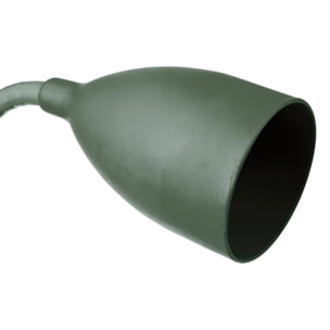 Lampe pince "Sily" - silicone - vert jade H43 cm