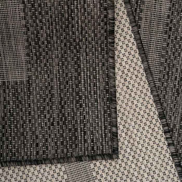 FARO - Tapis intérieur extérieur à motif Noir