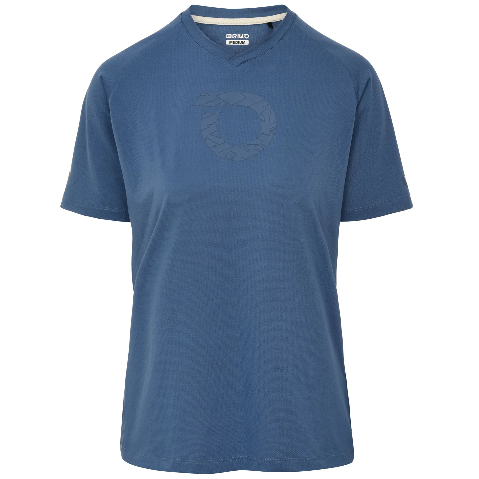 Maglie gioco Briko Donna Blu Adventure Graphic Lady Jersey