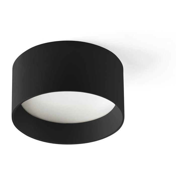 MIZU PLAFON NEGRO/NEGRO LED 15W 2700K