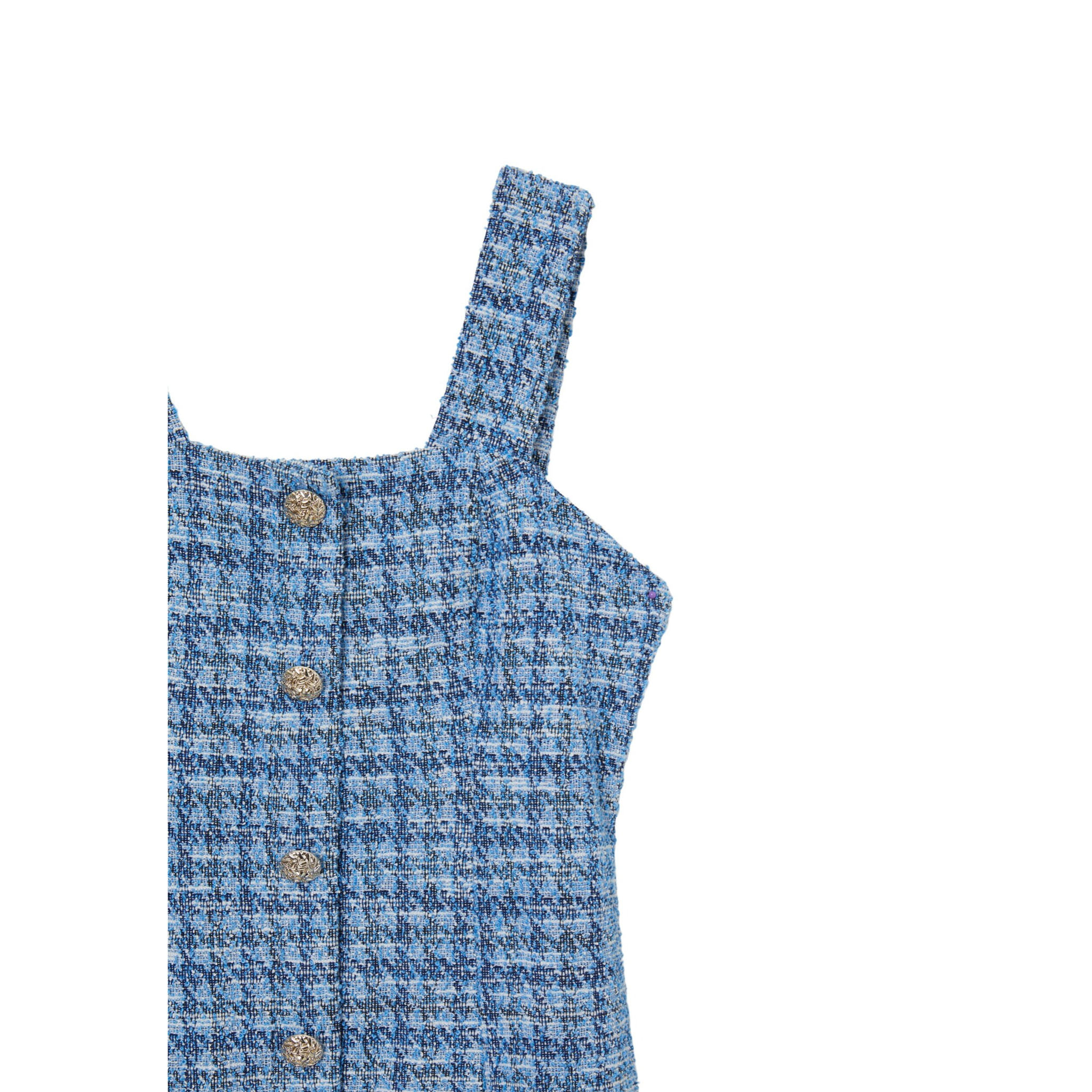 Abito in tweed bottoni oro