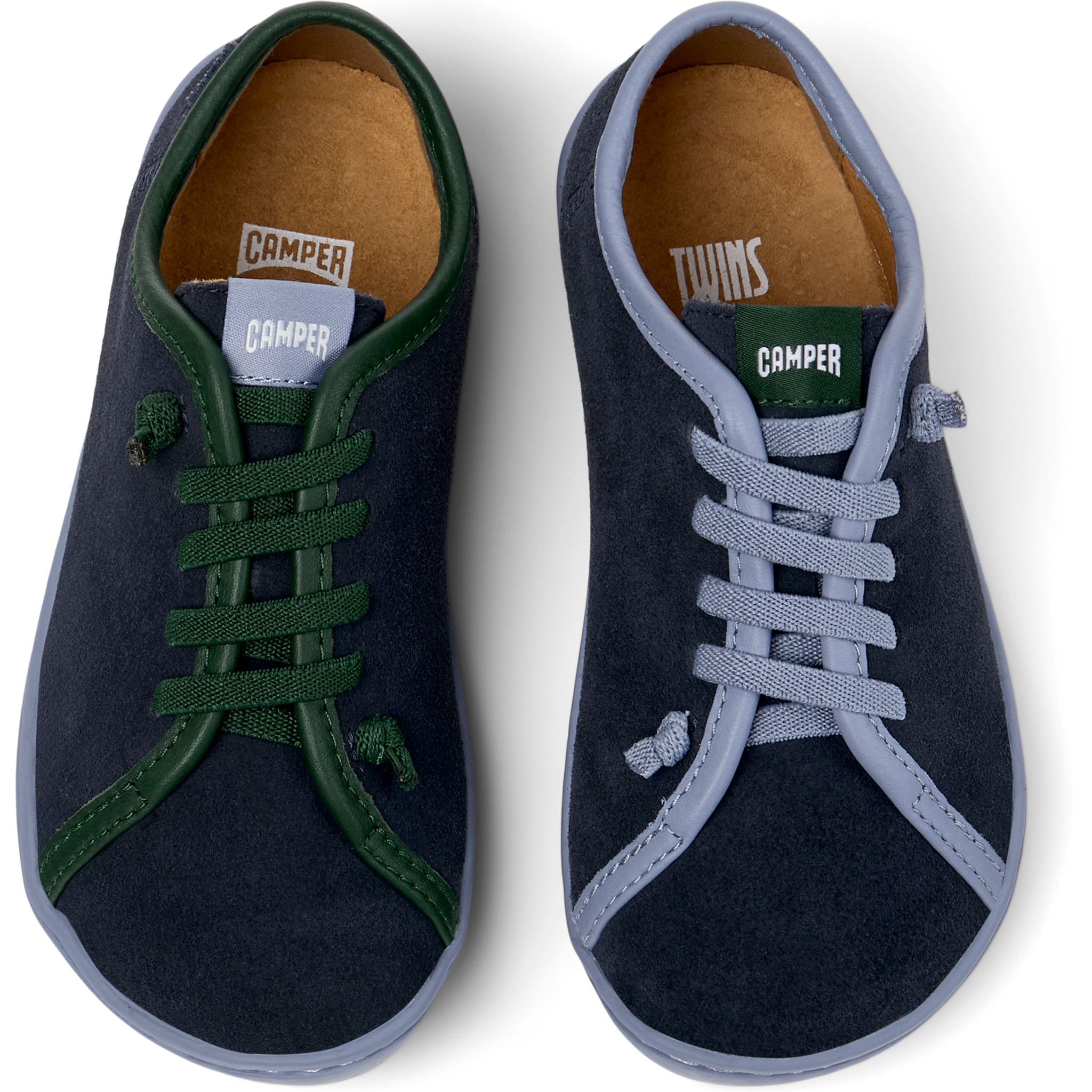 Zapatillas - CAMPER Peu Cami Twins - Azul - Piel de ante