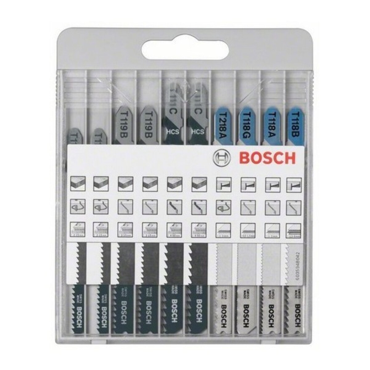 Blister 10 Lames Sauteuse X-PRO Assortiment 6 BOIS + 4 METAL - 2607010630