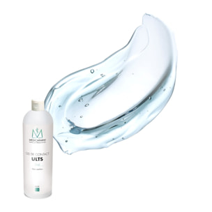 MEDICAFARM - Gel de contact ULTS - Gel de contact hydratant - Aqueux non gras, sans colorant, sans parfum - 1L