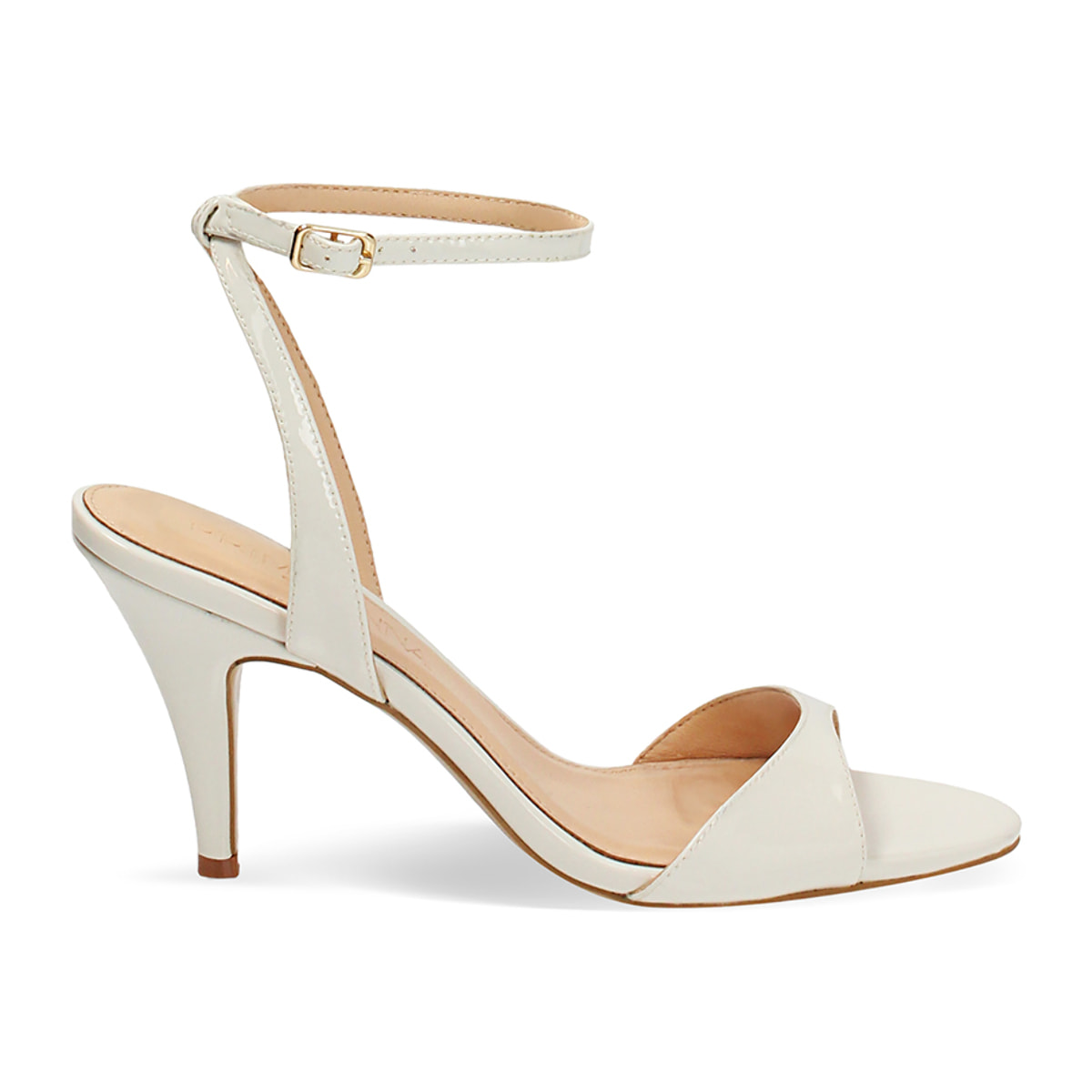 Sandali panna tacco 8,5 cm eleganza pura