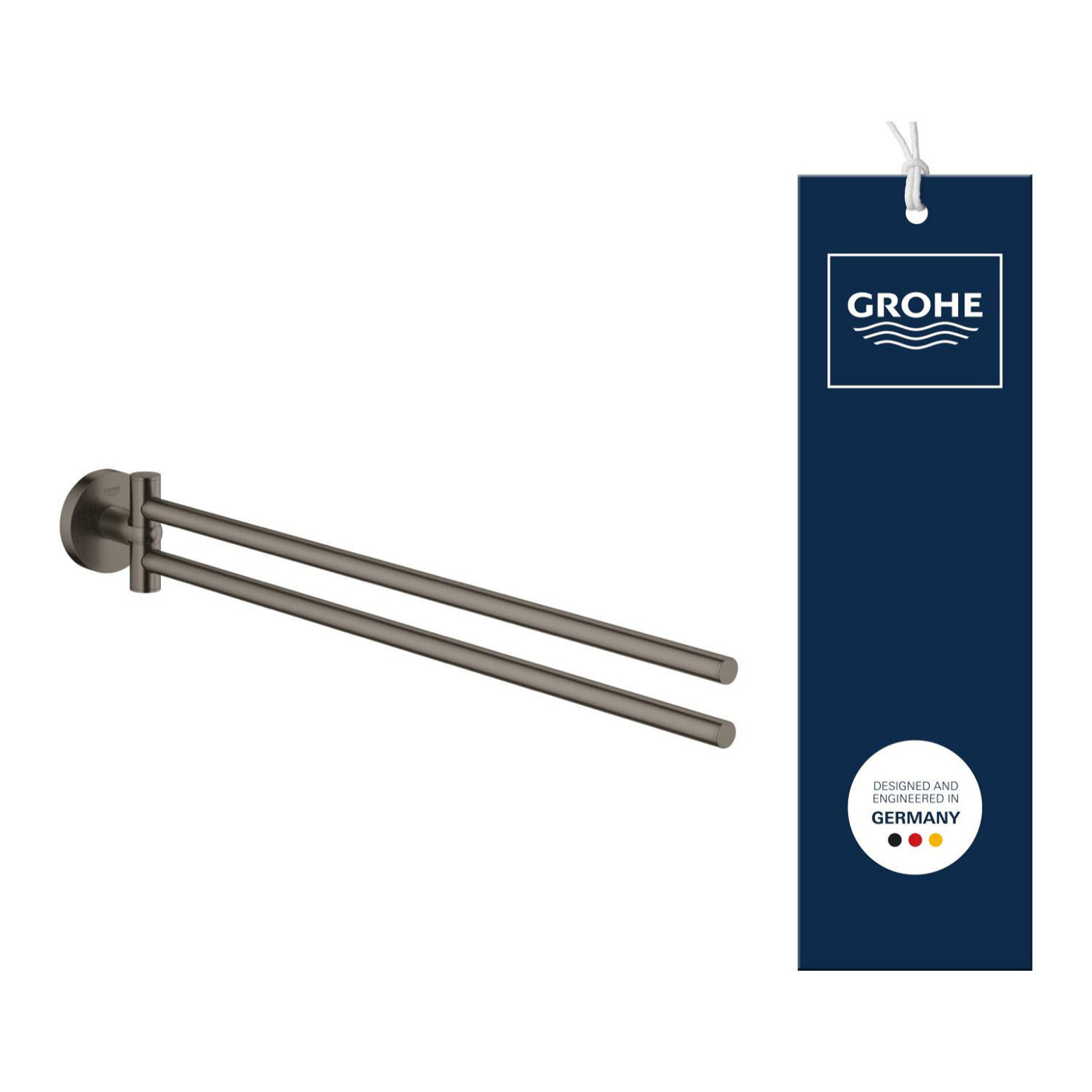 Porte-serviettes - Hard Graphite brossé