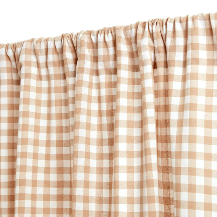 Rideau Groove 260x140cm vichy beige lin