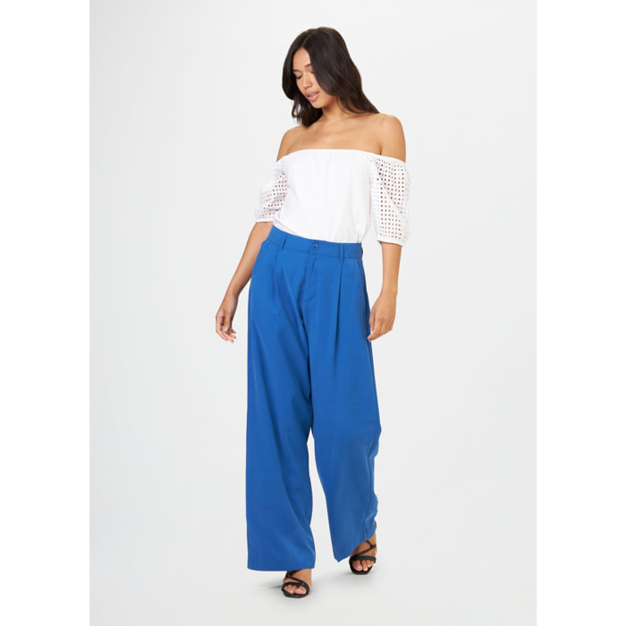 PANTALONE BLU CHIARO CONBIPEL