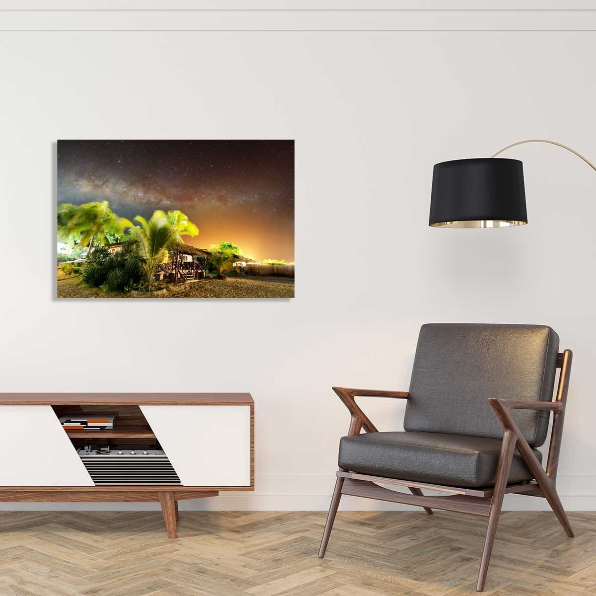 Tableau décoratif sous le ciel étoilé de zanzibar Tableau alu Dibond