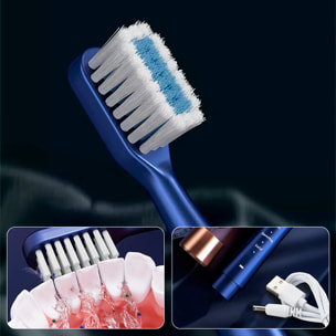 Cepillo de dientes eléctrico sónico 38.000rpm. 6 modos. Cuerpo impermeable IPX8.