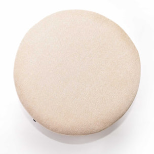 BONN LINEN - Pouf piccolo tondo in tessuto