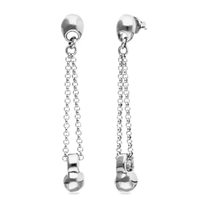 Pendiente GRAVEDAD PLATEADO U