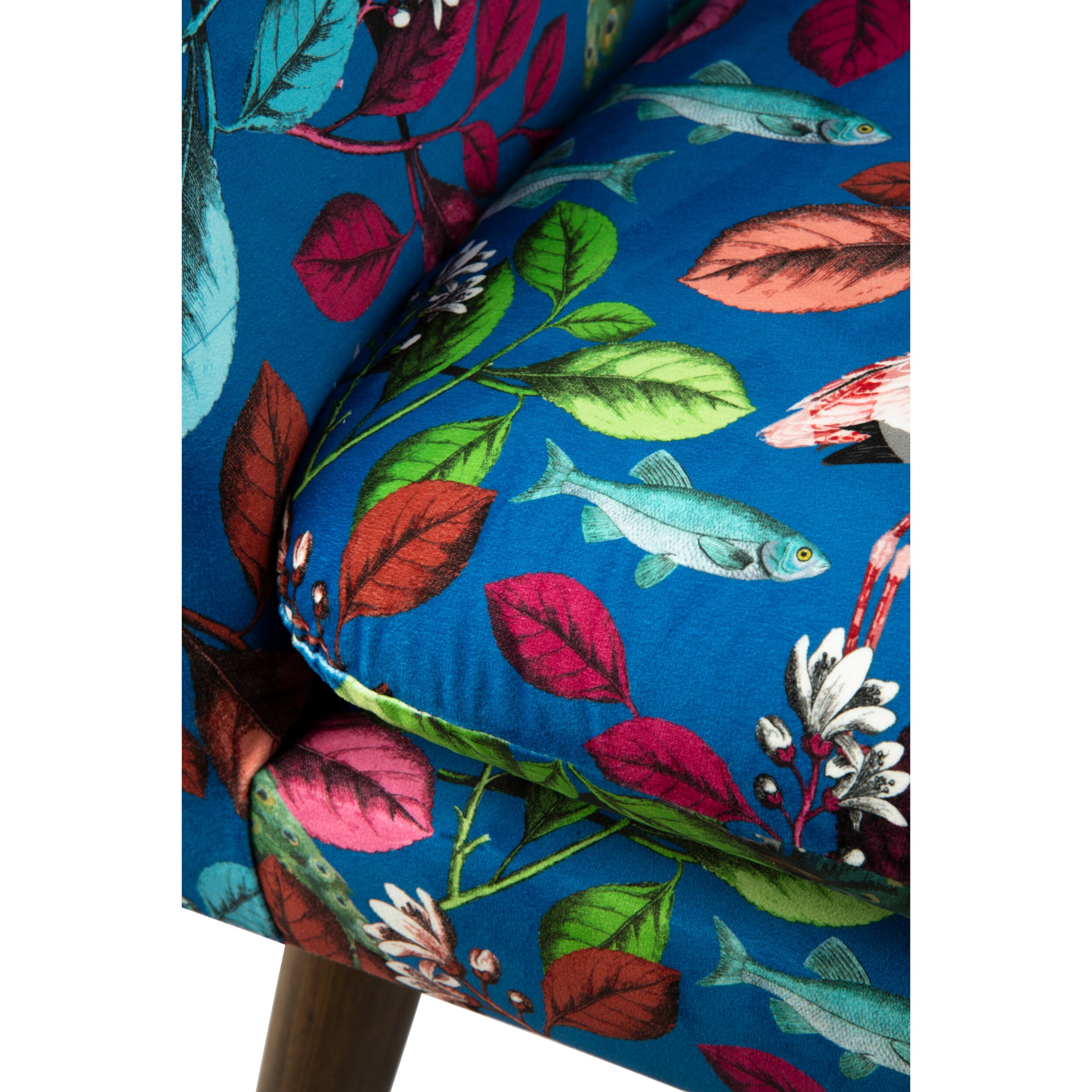 Poltrona Excelsa Rhapsody in poliestere e multistrato 70,5x65x83 cm multicolore