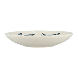 Lot de 6 assiettes creuses 21,5cm  SARDINE