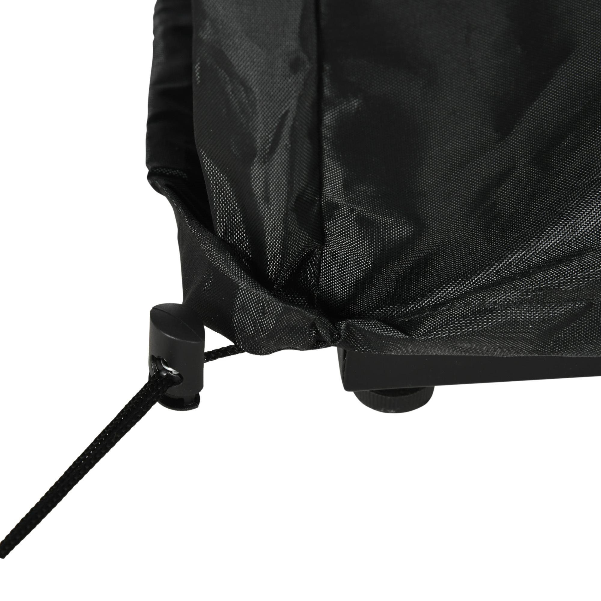 4 en 1 Brasero Exterior de Acero Galvanizado para Jardín Barbacoa de Leña Enfriador de Cubitos de Hielo Mesa de Jardín con Rejilla Protector de Chispas y Atizador 100x46,5x64 cm Negro