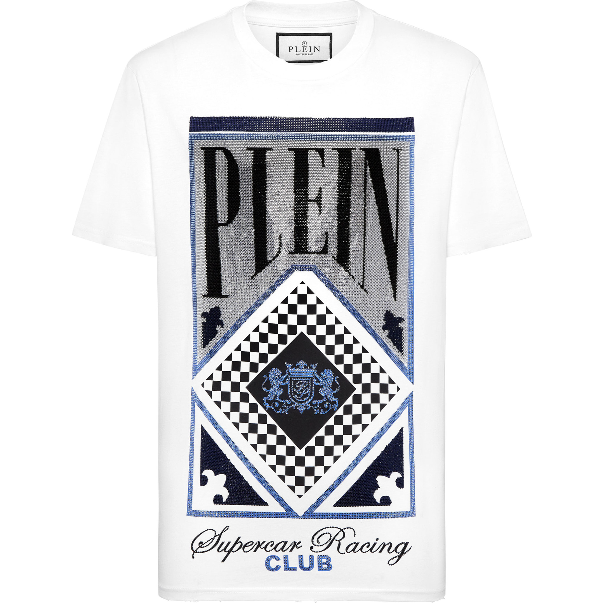 PHILIPP PLEIN T-Shirt Round Neck RACING