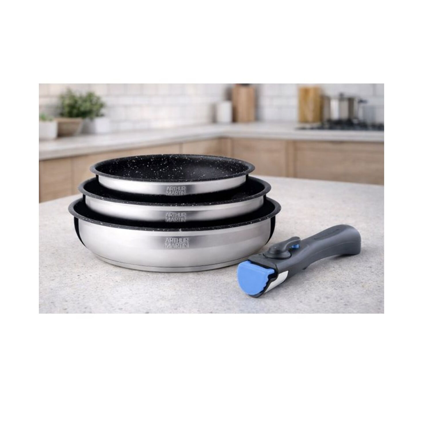 AM. Set de poeles 20/24/26cm amovible