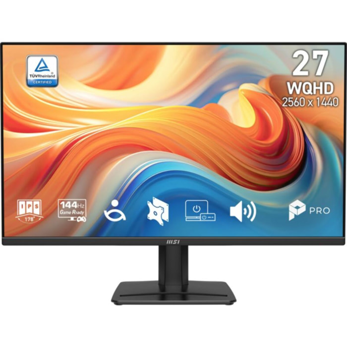 Ecran PC MSI Pro MP275Q 27" IPS WQHD 144 Hz HDR HDMI 2.1