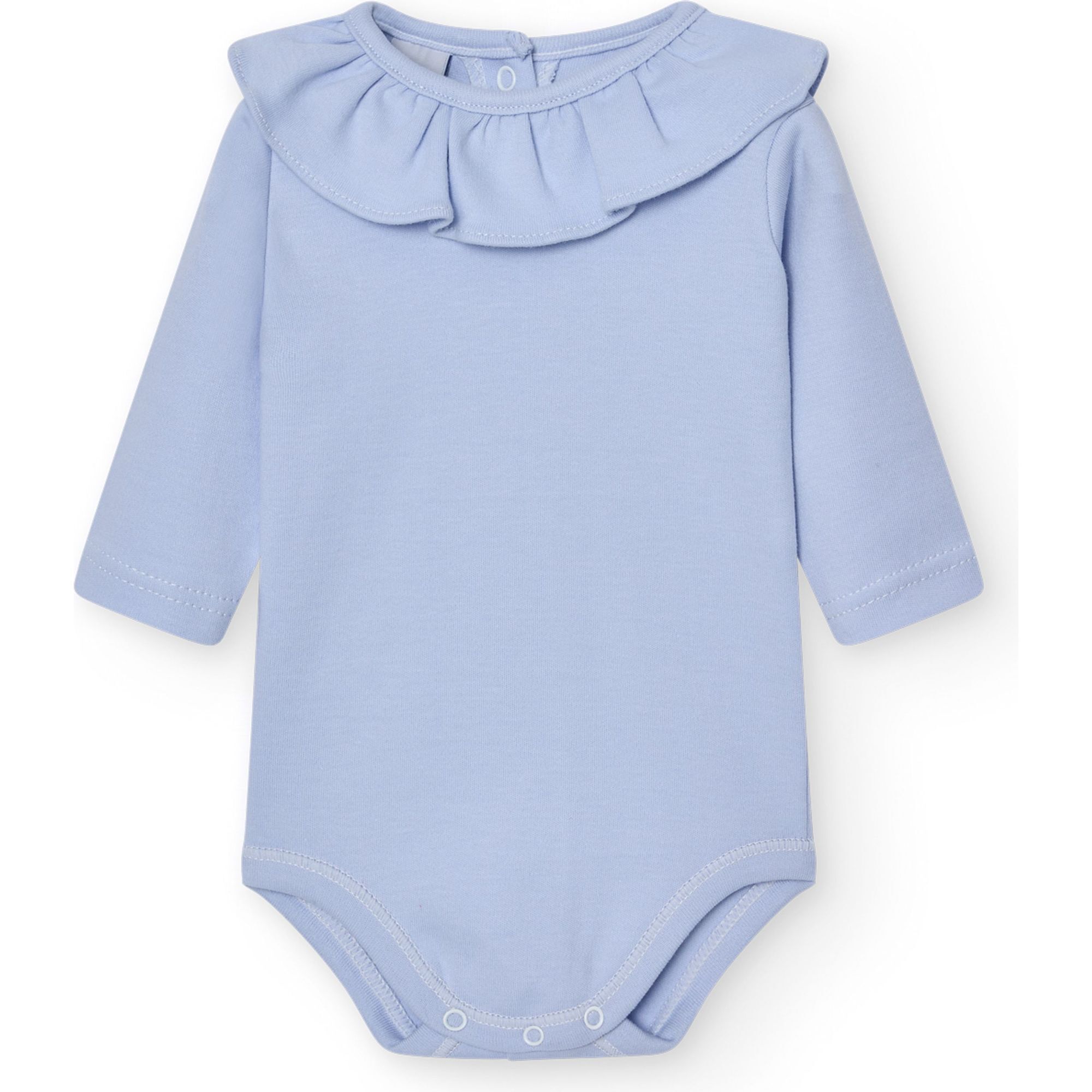Body bebé manga larga cuello volante