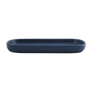 Lot de 3 accessoires de salle de bain en céramique MAONIE Bleu Foncé mat MSV