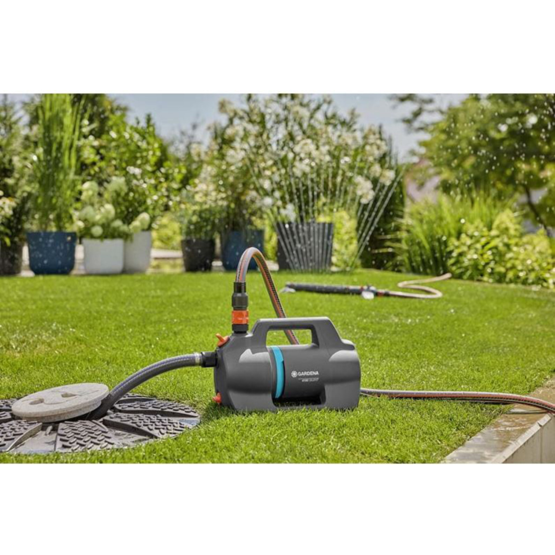 Kit pompe d'arrosage de surface 4100 Silent - GARDENA - 9051-20