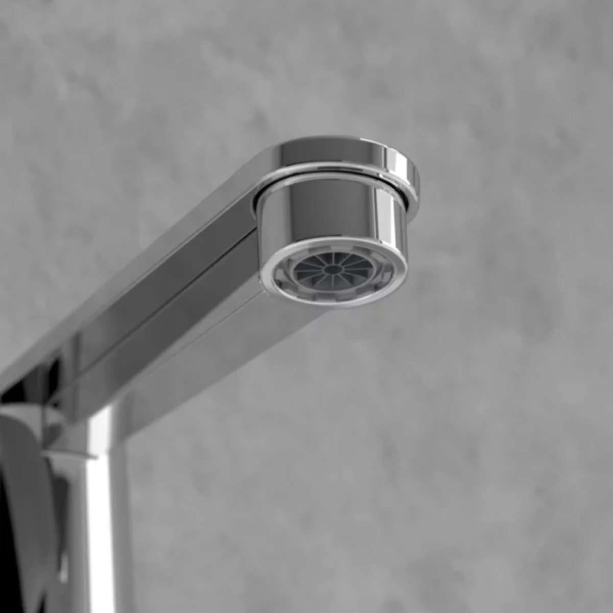 Mitigeur lavabo 3 trous Conum sans tirette Noir mat