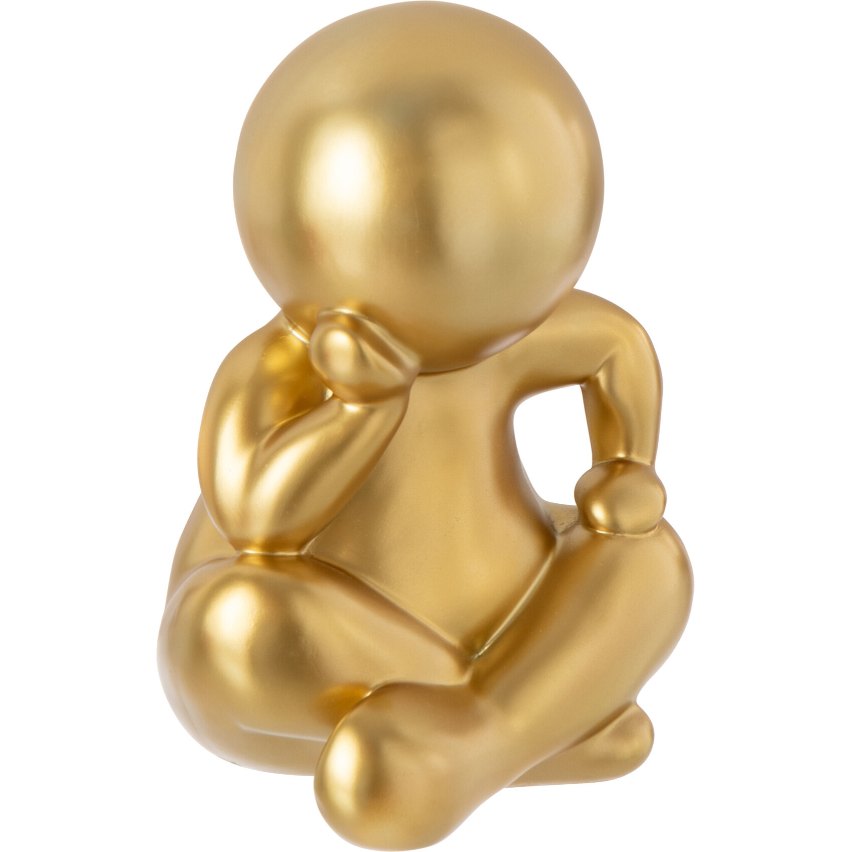 J-Line décoration Marcel Assis - polyrésine - or