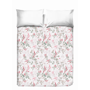 Copriletto di cotone Vittoria rosso