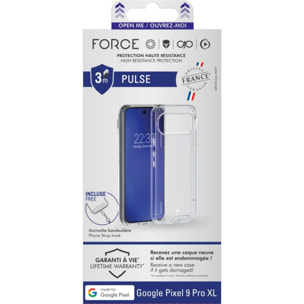 Coque FORCE CASE Google Pixel 9 pro XL Pulse Transparente