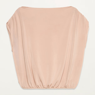 Oltre - Camiseta drapeada - Rosa