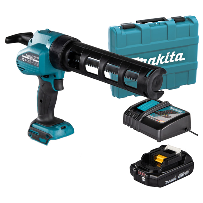 Pistolet à mastic LXT ® 18V - MAKITA - avec 1 batterie 2Ah - chargeur - coffret - DCG180RA