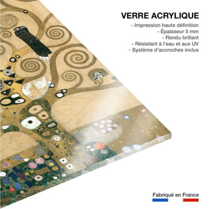 Tableau célèbre L'arbre de vie par Gustav Klimt Tableau plexiglas