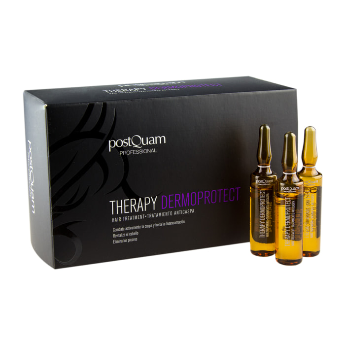 Soin pellicules dermoprotect - tous les types de cheveux - 12x9 ml